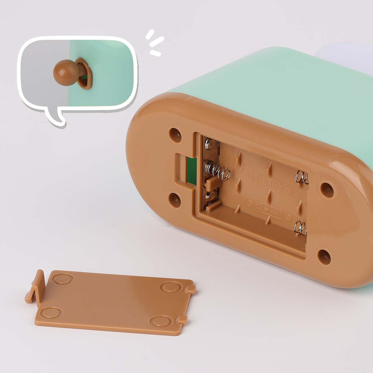 GlowSphere - Charmig Färgglad LED Nattlampa för Sängrumsinredning