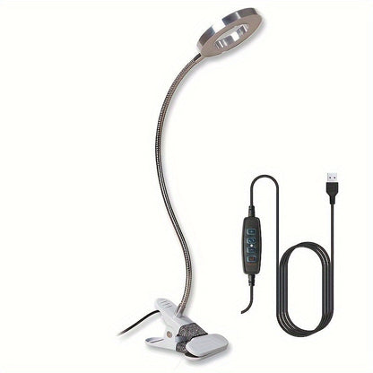 LED Förstoringsglaslampa med Klämma – Perfekt för Handsfree-arbete och Precision