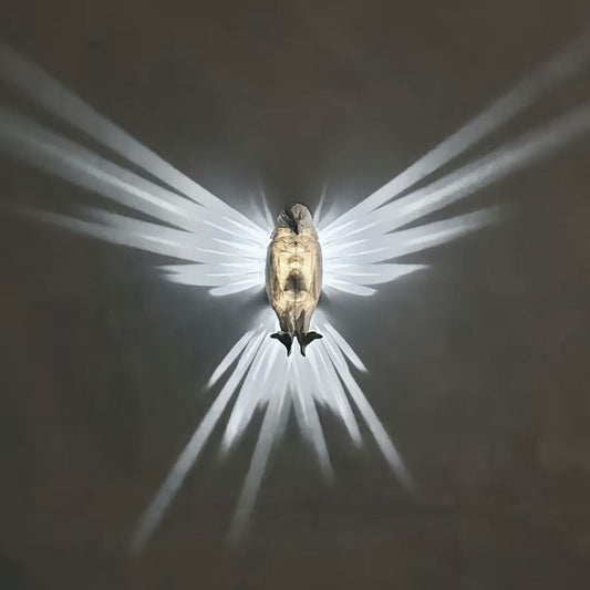 UggleGlow - Geometrisk Uggla LED Väggdekoration för Säsongsfirande