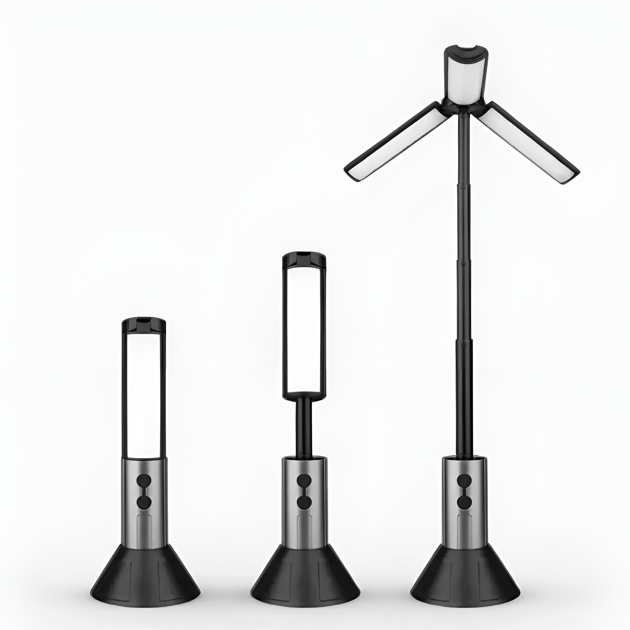 LED Campinglampa med USB – Fällbar &amp; Uppladdningsbar | 270° Svängarm &amp; Flera Ljusstyrkor