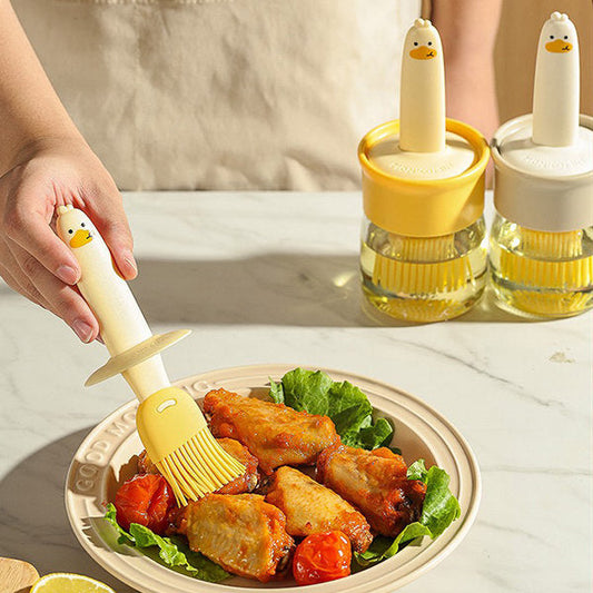 Carvallo – Den praktiska oljedosern med integrerad silikonborste!