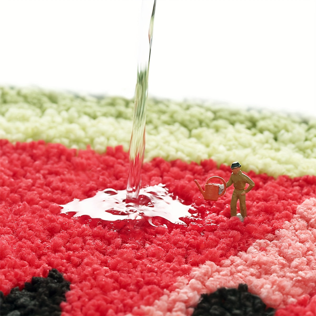 Fruktt inspirerat badrumsmatta – Mjuk och absorberande