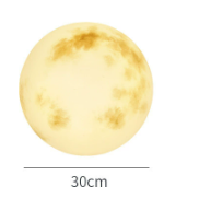 Utomhus Trädgårdslampa Måne Boll Lampa