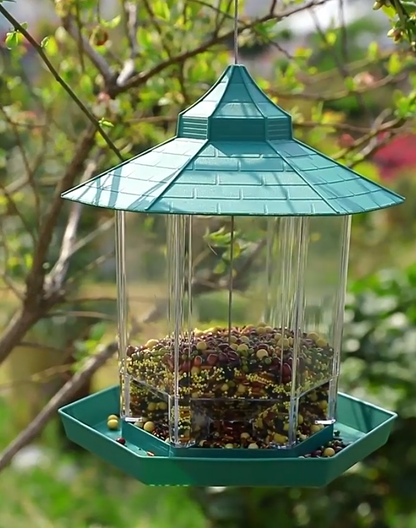 Fågelmatare Hängande Koppartak Utomhus