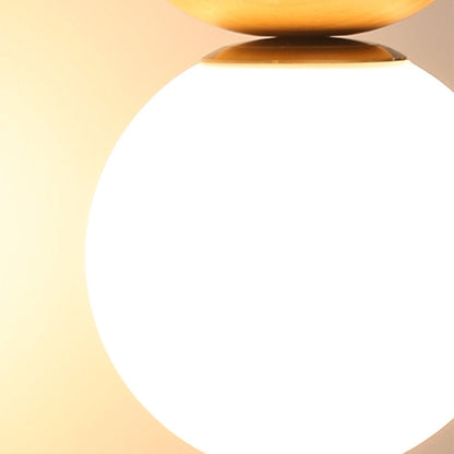 Taklampa med glas skärm för hallen