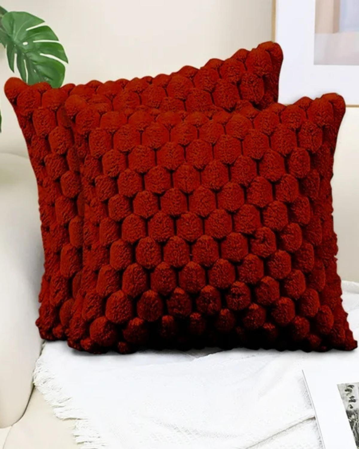 Carvallo – Lyxig Dekorativ Kudde med Lummig Textur för en Raffinerad Interiör