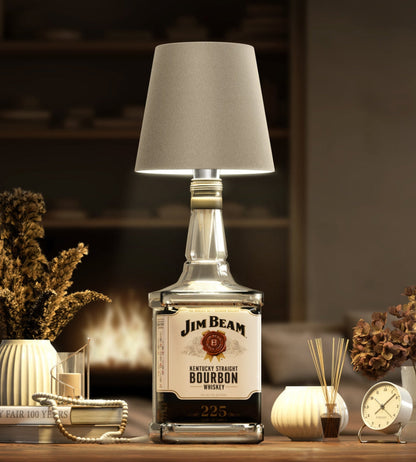 GlowCarafe – Konstnärlig flaskbordslampa