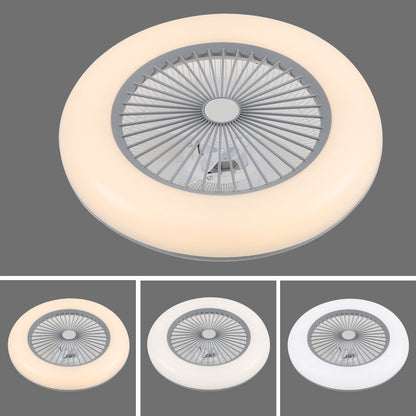 Kompakt 55 cm Takfläkt med 3 LED-ljusslägen och fjärrkontroll