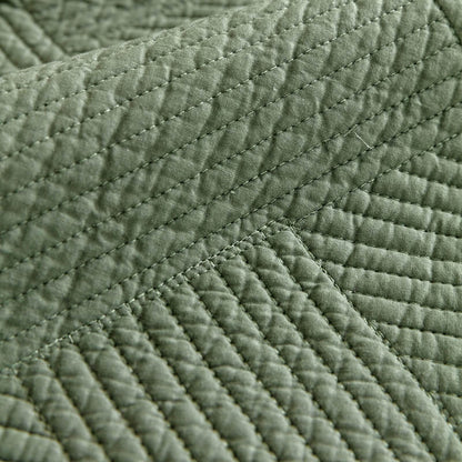 Minimalist All-Season Solid Cotton Geometric Sofföverdrag