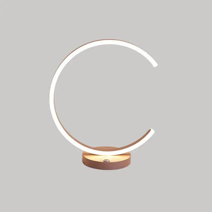 Carvallo - Metallisk Nattlampa i Form av C