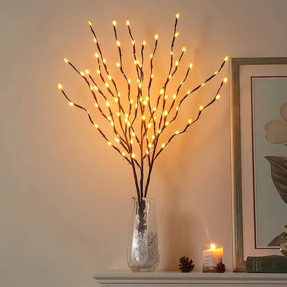 TwinkleBranch - 20 LED Taklampor, Batteridrivna, Dekorativ Belysning