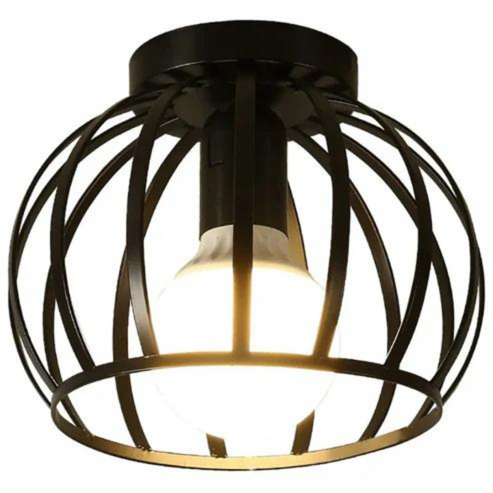 Modern Loft-style taklampa med öppen burdesign