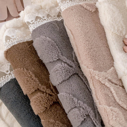 Branch Jacquard Elegant Decorative Plush Non-Slip Sofföverdrag