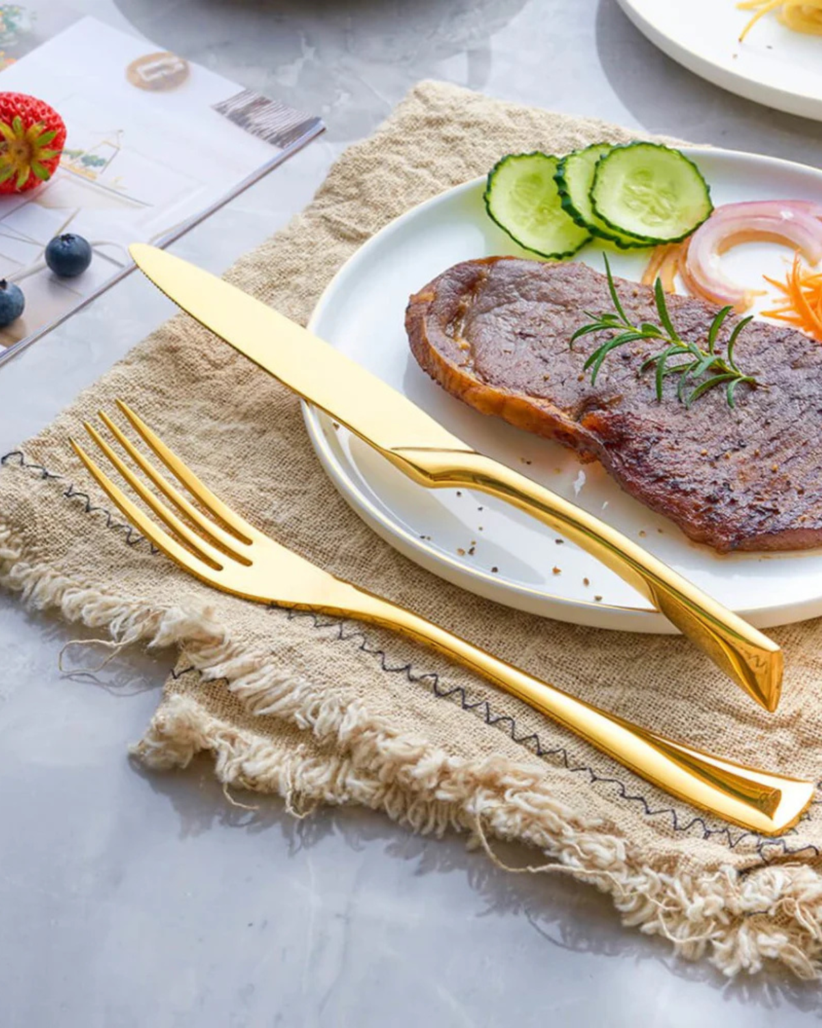 Élan Luxe – Fint Bestickeset med Tidlös Elegans för en Stilig Dukning