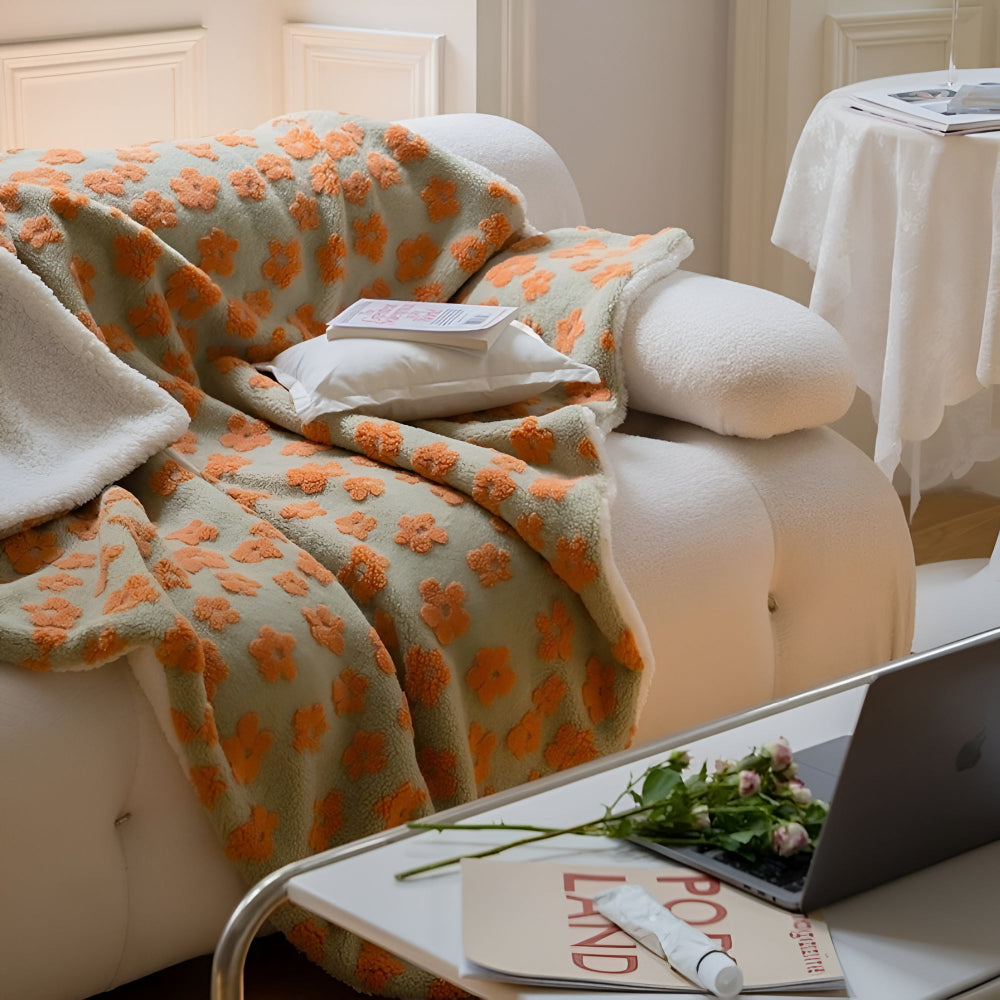 Naturens Vildblomma Lycka Filt