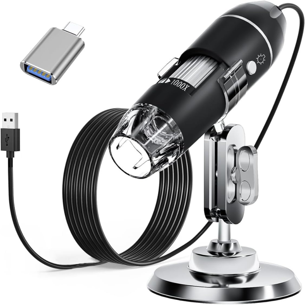 USB Digital Mikroskop med Justerbar Stativ