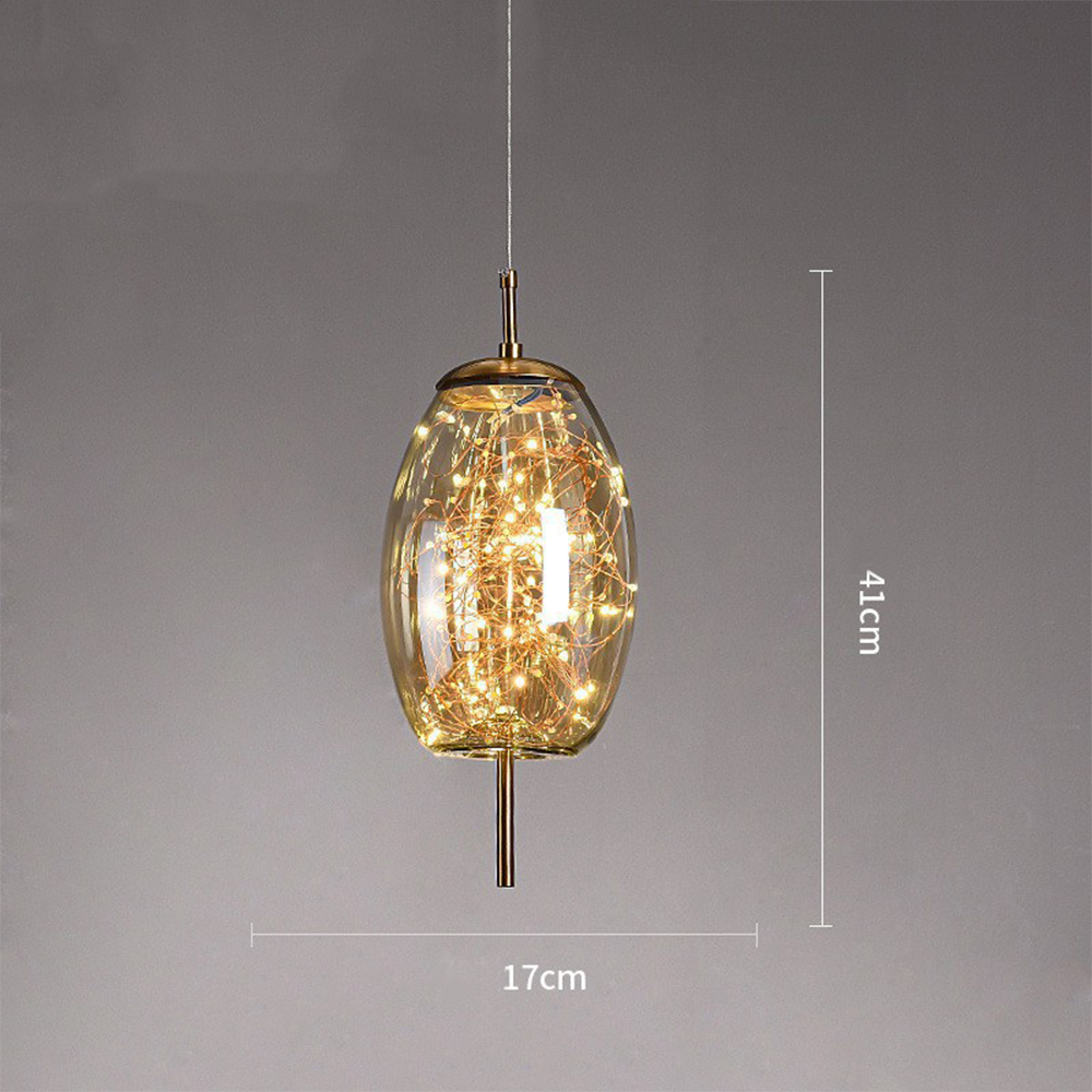 Kristallaccentuerad LED-taklampa – Kontemporär stil