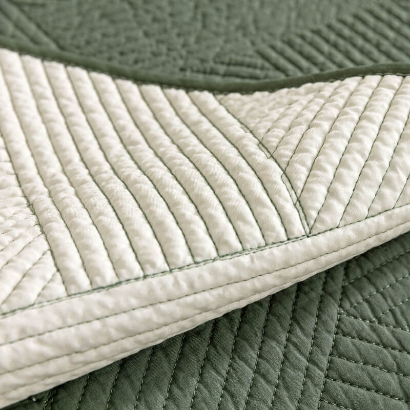 Minimalist All-Season Solid Cotton Geometric Sofföverdrag