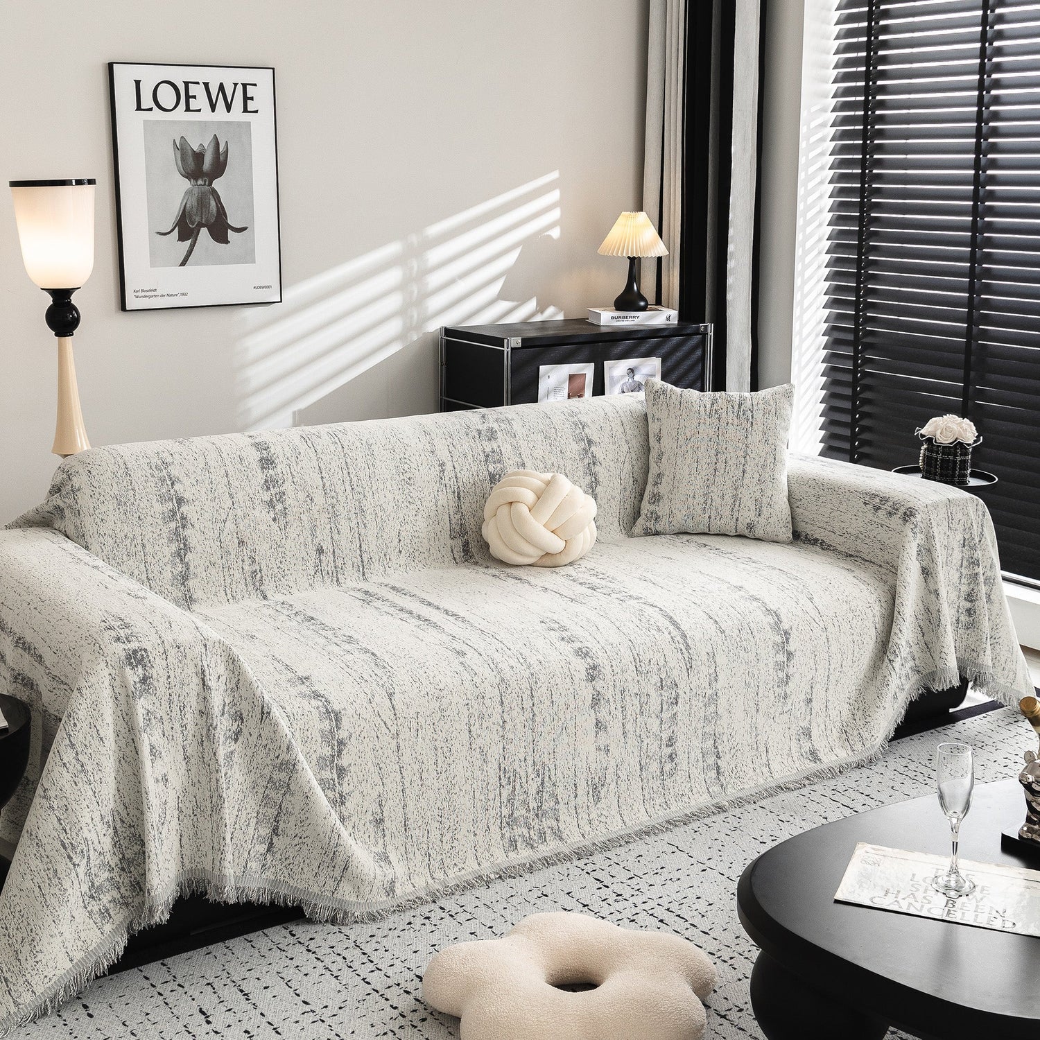 Samtida Canvas Sofföverdrag - Modernt, Stiligt &amp; Hållbart Soffskydd