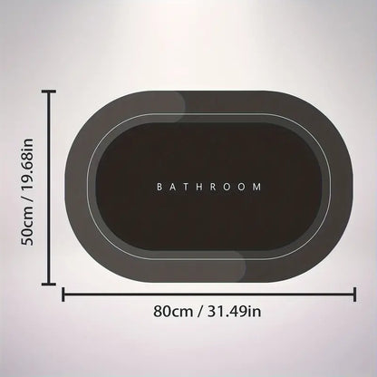 Snabbtorkande badrumsmatta