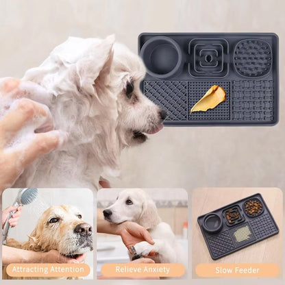 Silicone Hund Slickmatta med Sugkraft