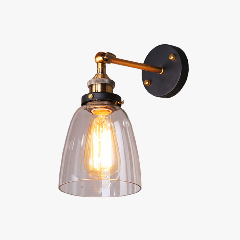 NoirLuxe - Modern LED Vägglampa Svart/Guld