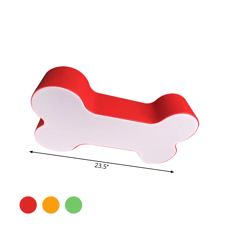 PawLight – Tecknad Hundenben LED Taklampa i Metall för Barn