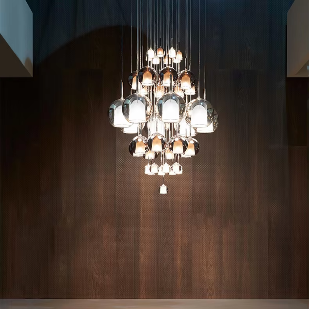 CelestialGlow Light - Modern Glaspendelarmatur