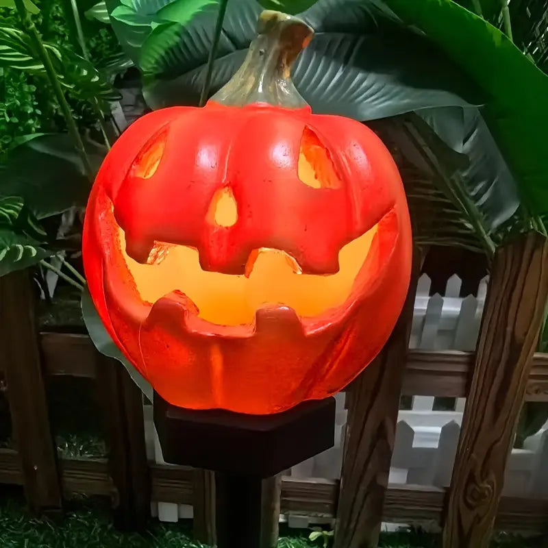 Halloween Solar Pumpa Ljus – Väderbeständiga LED Trädgårdslampor för Utomhus &amp; Festdekoration