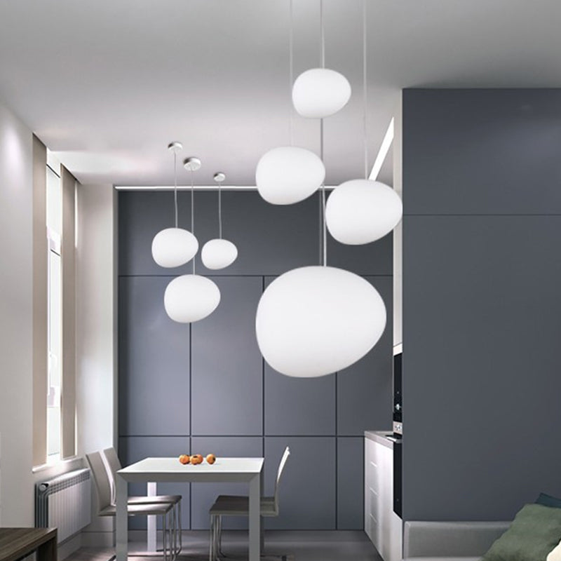 LuxeGlow - Svävande Kiselmatta MatsalHänglampa i Högkvalitativ Plast med 1 Lampa