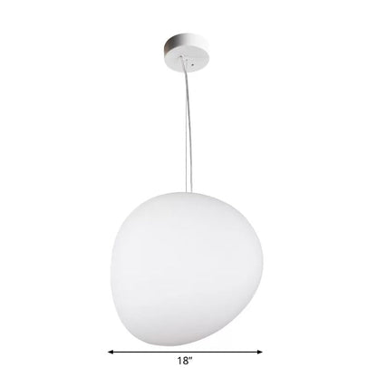 LuxeGlow - Svävande Kiselmatta MatsalHänglampa i Högkvalitativ Plast med 1 Lampa