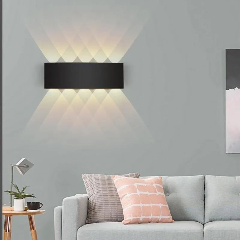 Vägglampa Modern Vit LED Vattentålig Lampa