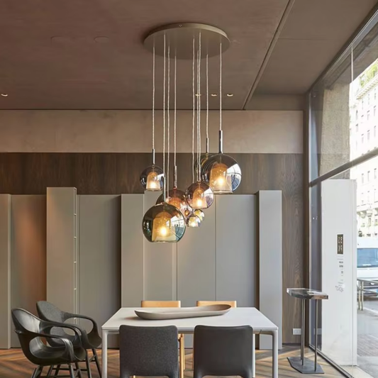 CelestialGlow Light - Modern Glaspendelarmatur