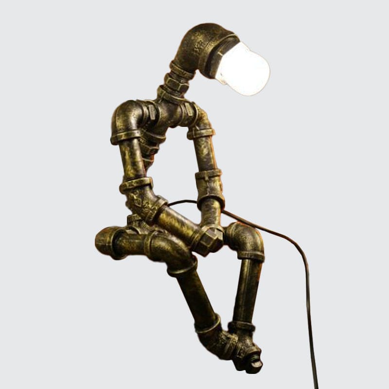 RoboLume - Retro-futuristisk robotbordslampa