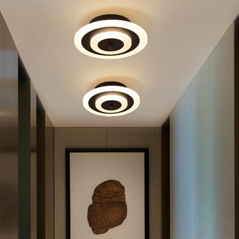 Rund/Fyrkantig LED Taklampa - Modern Akryl
