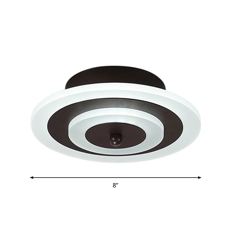 Rund/Fyrkantig LED Taklampa - Modern Akryl