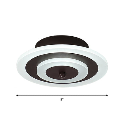 Rund/Fyrkantig LED Taklampa - Modern Akryl