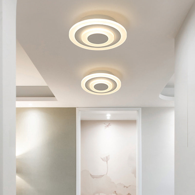 Rund/Fyrkantig LED Taklampa - Modern Akryl