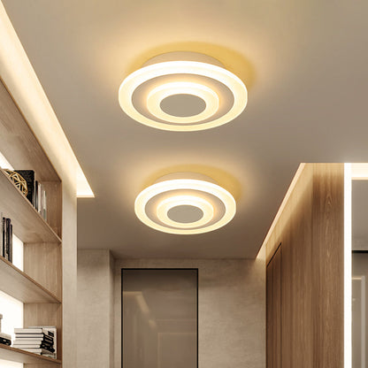 Rund/Fyrkantig LED Taklampa - Modern Akryl