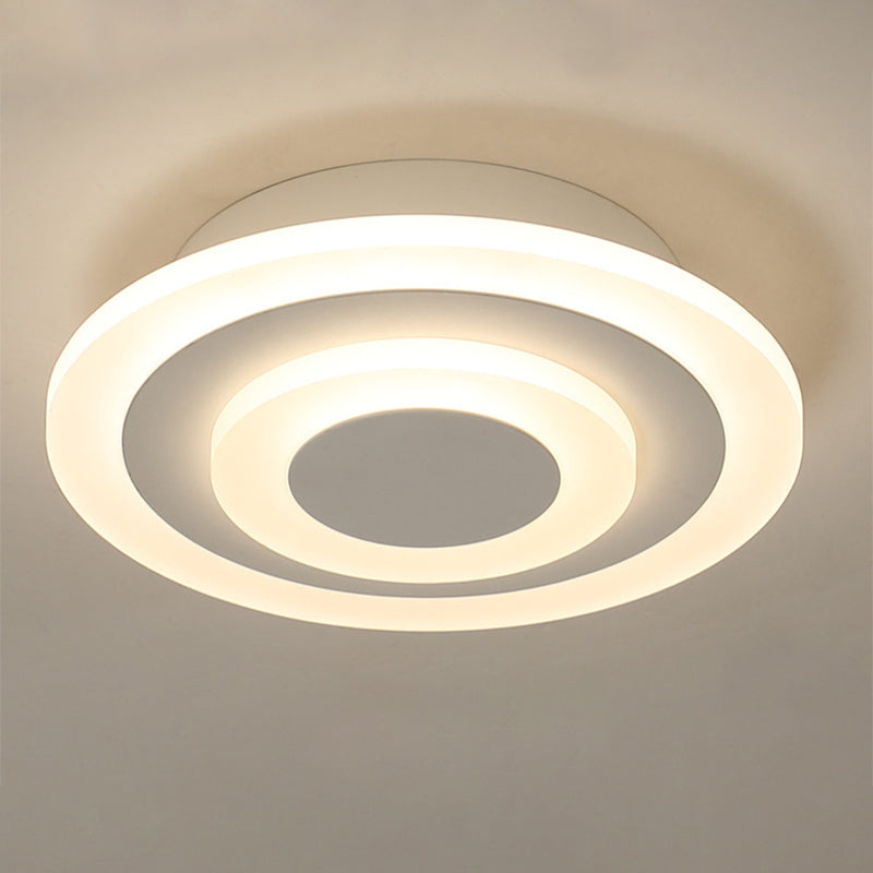 Rund/Fyrkantig LED Taklampa - Modern Akryl