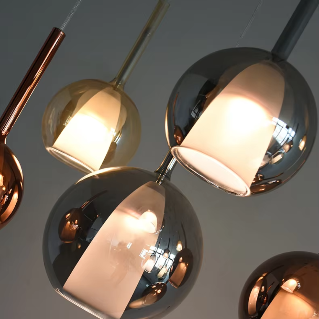 CelestialGlow Light - Modern Glaspendelarmatur