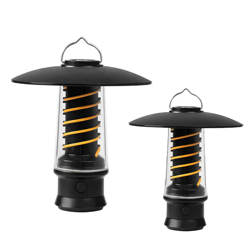 Mångsidig LED-campinglampa med ficklampafunktion