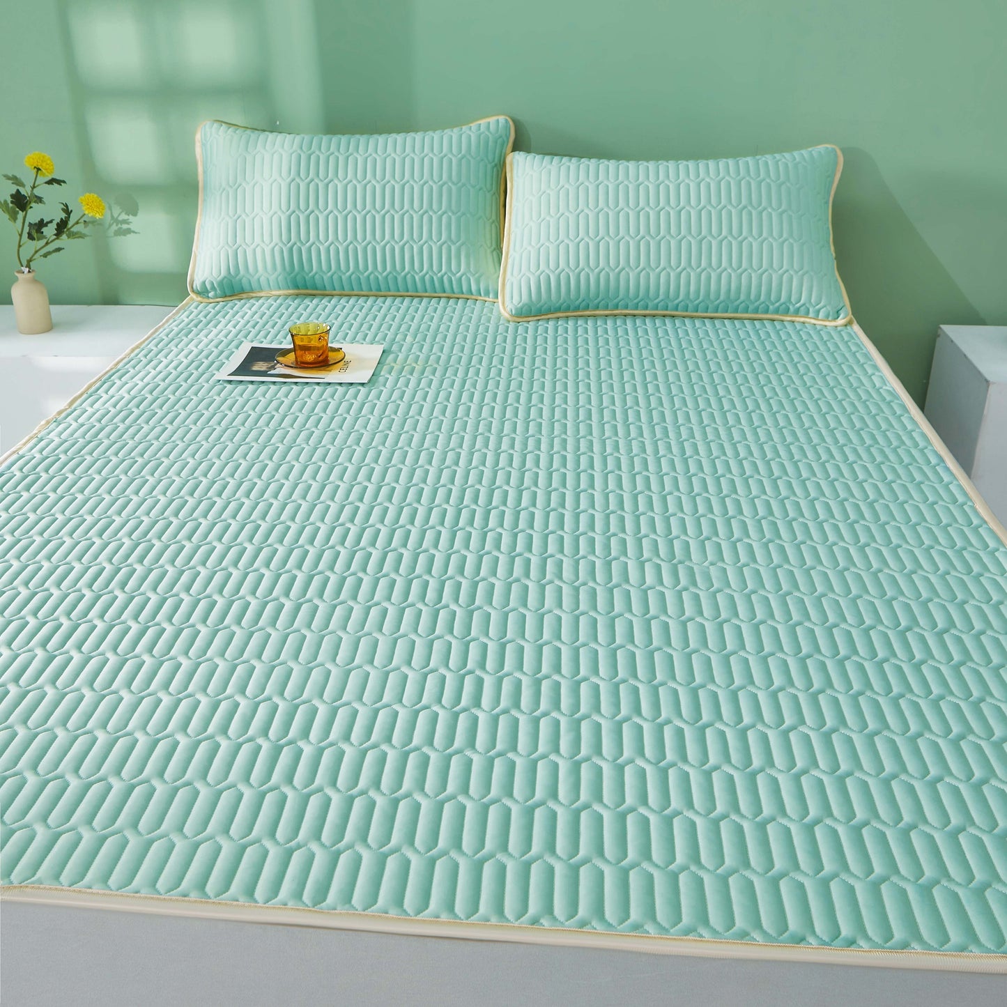 Cool Latexmatta - 2/3 stycken sommarkylmattsats för sovrum eller studentrum, Andas och Fällbar