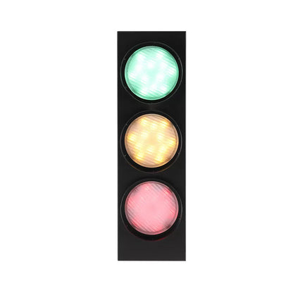 TrafficLight - Modern vägglampa i trafikljusform med 3 ljus i svart för korridor