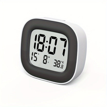 Kompakt Digital Väckarklocka med Temperaturskärm