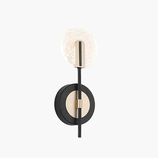 Valentina Modern LED Vägglampa - Inomhusbruk - Svart/Vit - Sov-/Vardagsrum