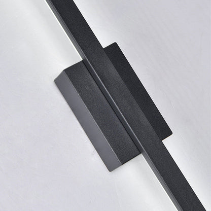 Industriell minimalistisk lång LED järn vägglampor för samtida vardagsrumsinredning och stilfull belysning