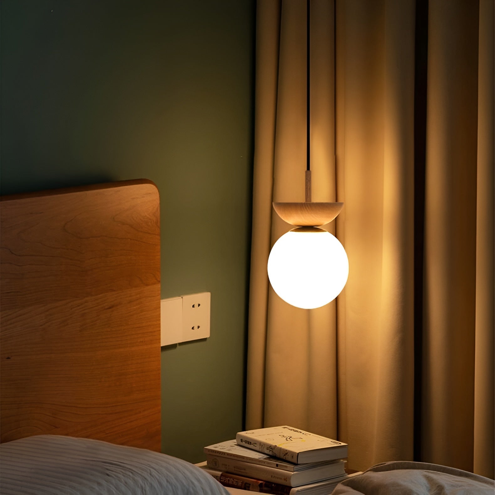 BalconyBloom Light - LED-taklampa i japansk stil