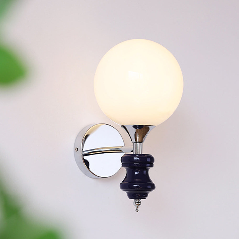 Fransk Medeltida Vintage Bauhaus Vägglampa