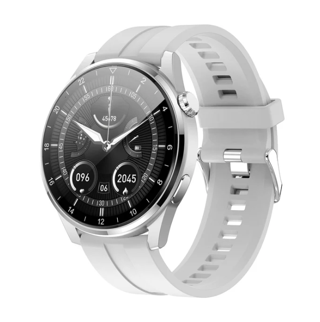 Vattentålig herr Bluetooth-smartklocka med EKG, PPG, hjärtats hastighet och syremätare